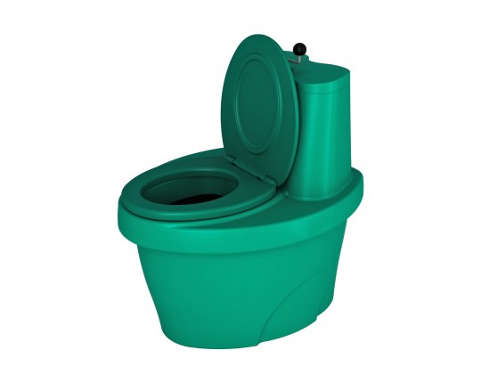 Туалет торфяной "Rostok" зеленый